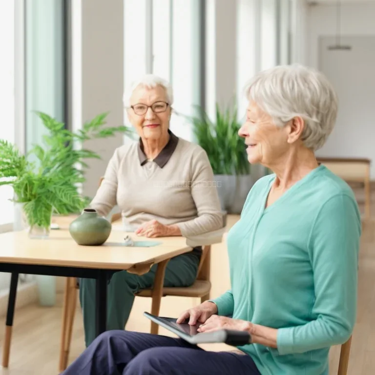 WellHubAge staff assisting a retiree during a wellness check